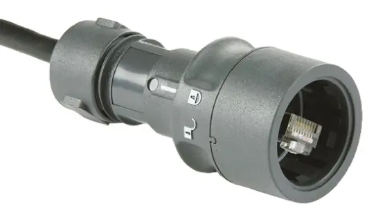 Produktfoto 1 von Bulgin PXP6034/B Stecker Cat5e RJ45-Steckverbinder, 1-Port 8-polig STP Kabel Gerade
