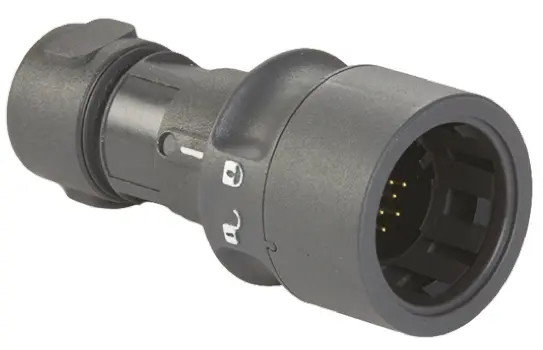 Produktfoto 1 von Bulgin Buccaneer 6000 32 Standard Rundsteckverbinder Stecker 22-polig Stecker 2A Kabel IP66, IP69K, IP68
