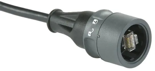 Produktfoto 1 von Bulgin PXP6037/3M00 Stecker Cat5e RJ45-Steckverbinder, 1-Port 8-polig S/FTP Kabel Gerade