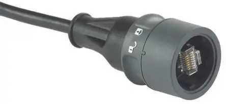 Produktfoto 1 von Bulgin PXP6037/3M00 Stecker Cat5e RJ45-Steckverbinder, 1-Port 8-polig S/FTP Kabel Gerade