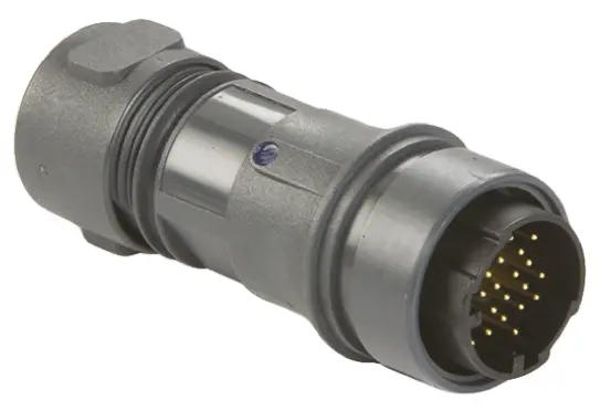 Produktfoto 1 von Bulgin Buccaneer 6000 26 Standard Rundsteckverbinder Stecker 22-polig Stecker 2A Kabel IP69K, IP68, IP66