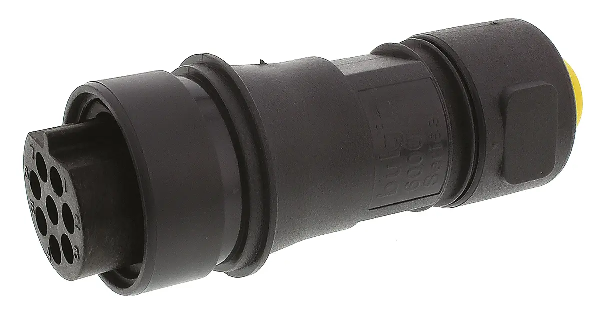 Produktfoto 1 von Bulgin Buccaneer 6000 26 Standard Rundsteckverbinder Buchse 8-polig Buchse 10A Kabel IP68, IP66, IP69K
