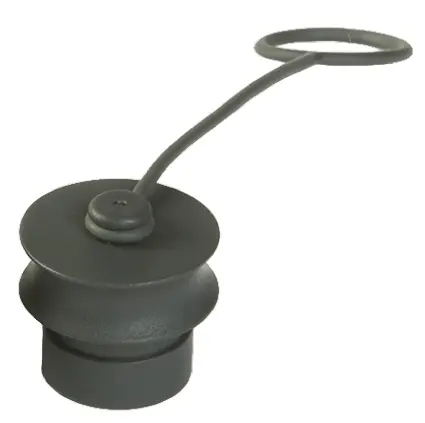 Produktfoto 1 von Bulgin 6000 Stecker Staubkappe aus Thermoplast Größe 32, IP69K, IP66, IP68 Mattes Silber