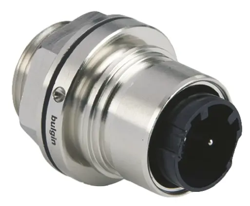 Bulgin Buccaneer 6000 32 Rundsteckverbinder Stecker 2-polig Stecker 16A Frontmontage IP66, IP68, IP69K