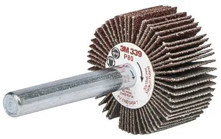 Produktfoto 1 von 3M 339 Schleifscheibe, Korngröße P80 Aluminiumbeschichtet, 50 mm x 20 mm, 19000 U/min