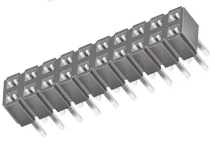 Samtec CES Leiterplattenbuchse Gerade Durchsteckmontage 20-polig / 2-reihig, Raster 2.54 mm Lot