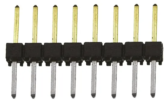 Samtec TSW Stiftleiste Gerade, 8-polig / 1-reihig, Raster 2.54 mm Raster Durchsteckmontage, Platine-Platine,