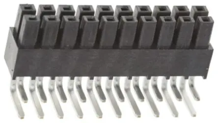 Produktfoto 1 von Samtec IPS1 Leiterplattenbuchse gewinkelt Oberfläche 20-polig / 2-reihig, Raster 2.54 mm Lot