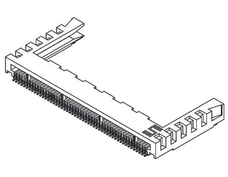 Produktfoto 1 von Samtec Serie MB1 Kantensteckverbinder Buchse, 1 mm, 20-polig, 1-reihig, Gerade, Oberfläche Lot