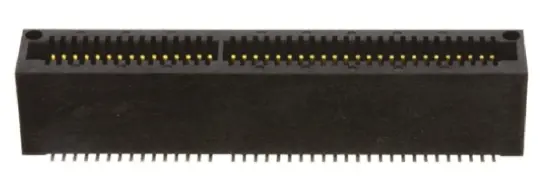 Produktfoto 1 von Samtec Serie MEC1 Kantensteckverbinder Buchse, 1 mm, 16-polig, 2-reihig, Gerade, SMD Lot