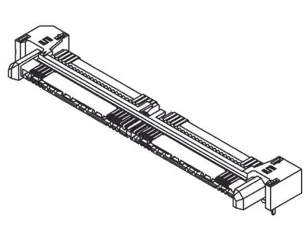 Samtec Q Rate QRM8 Leiterplattenleiste Gerade, 52-polig / 2-reihig, Raster 0.8 mm Raster Durchsteckmontage,