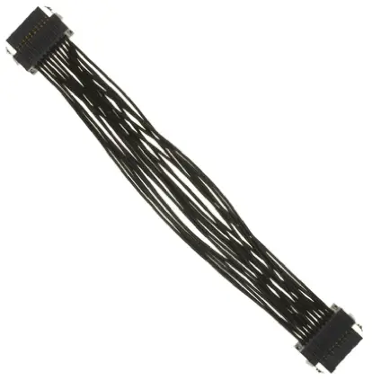 Produktfoto 1 von Samtec 10 SFSD Kabel-Platine-Kabelkomponente Tiger Eye SFSD 20 / Tiger Eye SFSD Buchse / Buchse, 120 mm
