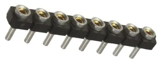 Samtec SL Leiterplattenbuchse Gerade Durchsteckmontage 8-polig / 1-reihig, Raster 2.54 mm Lot