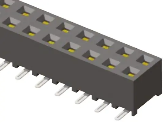 Produktfoto 1 von Samtec SMM Leiterplattenbuchse Gerade Oberfläche 16-polig / 2-reihig, Raster 2 mm Lot