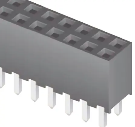 Samtec SQW Leiterplattenbuchse Gerade Durchsteckmontage 60-polig / 2-reihig, Raster 2 mm Lot