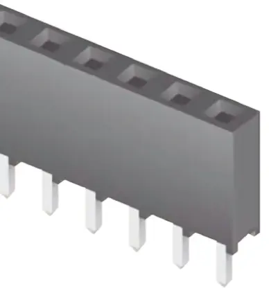 Samtec SQT Leiterplattenbuchse Gerade Durchsteckmontage 5-polig / 1-reihig, Raster 2 mm Lot