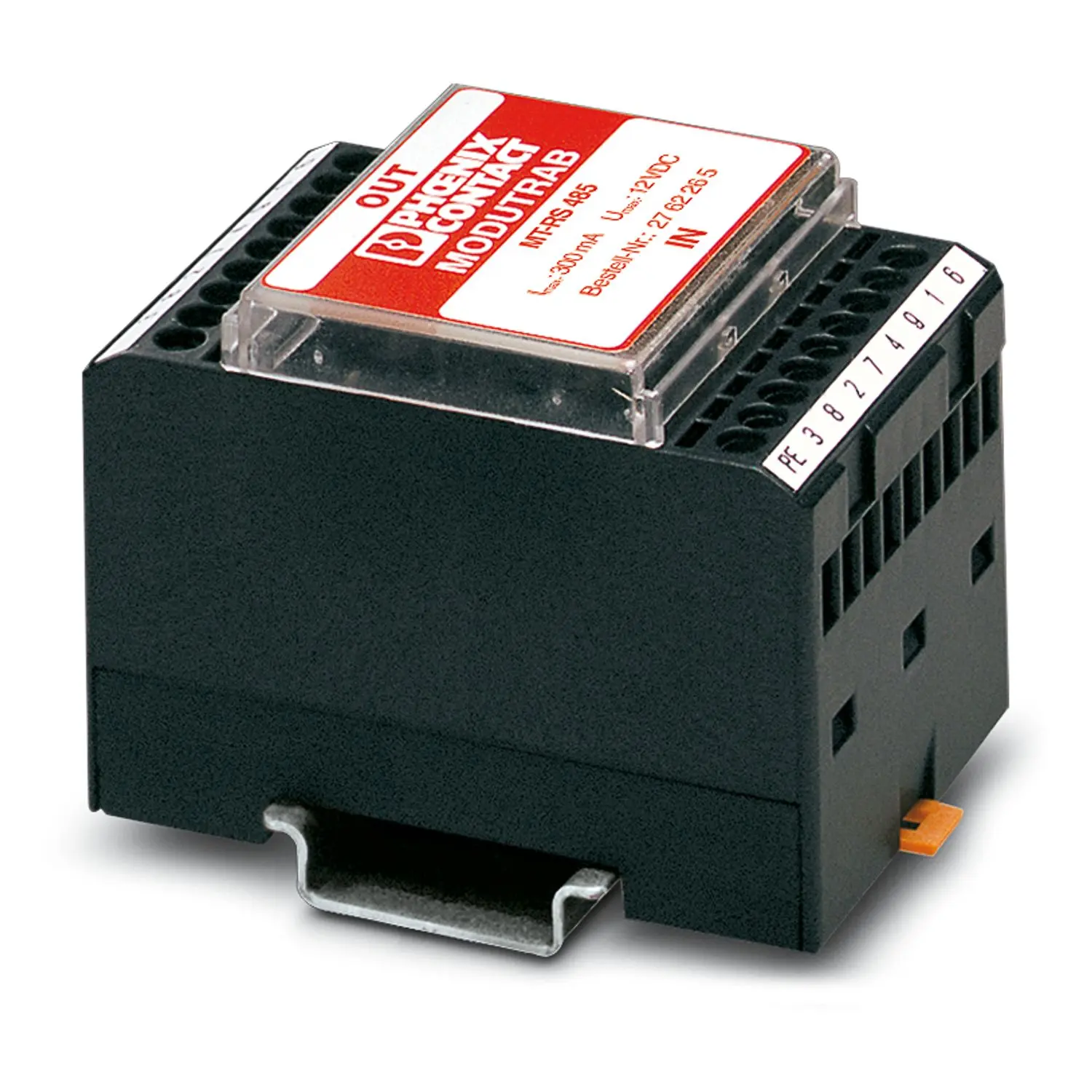 Produktfoto 1 von Phoenix Contact, Überspannungsschutz, 22 V 10 kA DIN-Hutschiene MT-RS485