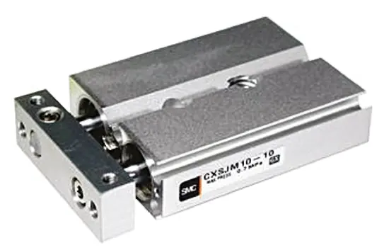 Produktfoto 1 von SMC CXSJ Pneumatik-Kompaktzylinder 50 mm, Bohrung Ø 10 mm, bis 1.05 Mpa