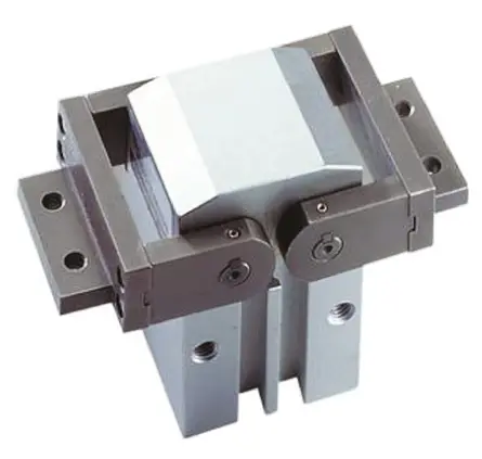 Produktfoto 1 von SMC MHW2 Pneumatikgreifer, Doppeltwirkend-Ausführung, 2 Greifarme, Winkel, 0.7 Mpa max. Rc 1/8