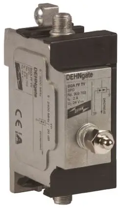Produktfoto 1 von Dehn DGA Überspannungsschutz Modul Überspannungsableiter 1.5 kA 24V, DIN-Hutschiene, -40 °C→80 °C