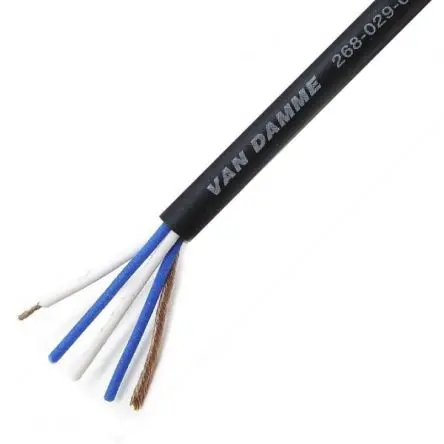 Produktfoto 1 von Van Damme Tour Grade Classic XKE Miniature Starquad Audiokabel 4-adrig 0.08 mm Geschirmt, Außen-ø 4.85 mm Außen-ø