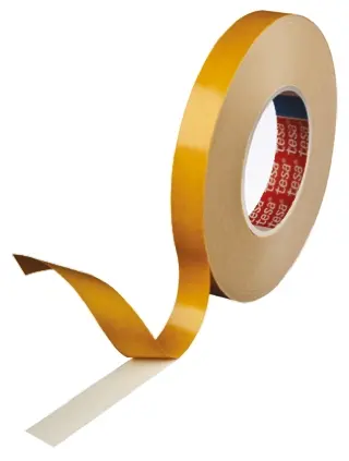 Produktfoto 1 von Tesa 62936 Polyethylenschaum Schaumstoff-Klebeband doppelseitig, Weiß, Stärke 1.6 mm, 25 mm x 25 m, 19 N/cm