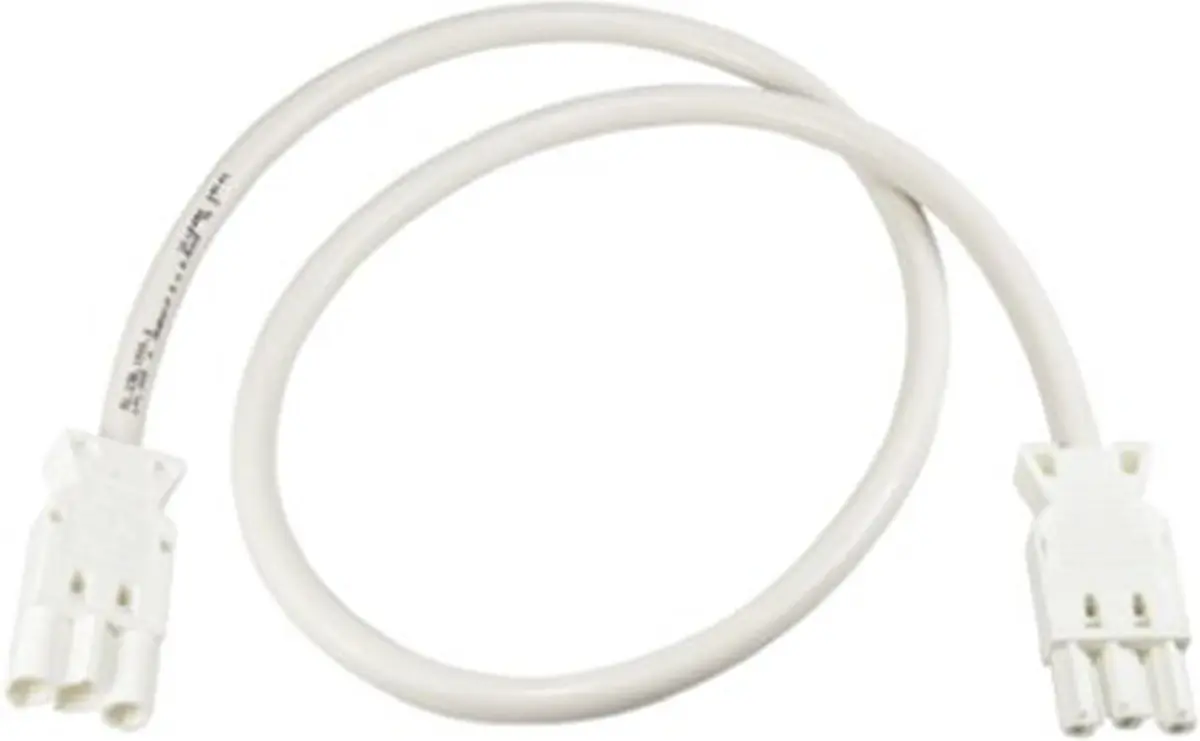 Produktfoto 1 von Wieland Netzkabel, A 7-polig GST18I3, B 3-polig GST18I3, 2 m Weiß, 250 V