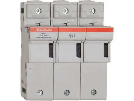 Mersen Sicherungshalter für Hutschienenmontage Anti-Vibration-Ausführung 22 x 58 mm Modulostar CMS22 125A 690V ac