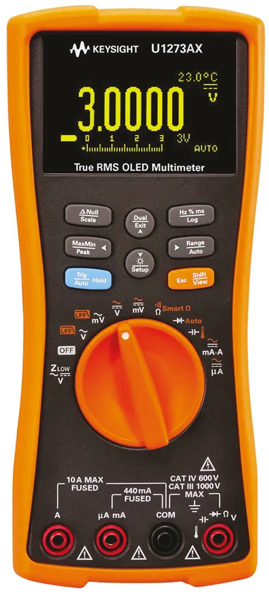 Produktfoto 1 von Keysight Technologies U1273A Tragbar Digital Multimeter Echteffektivwert, CAT IV, CAT III