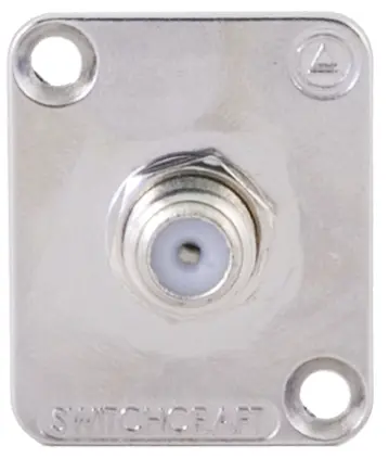 Produktfoto 1 von Switchcraft, EH RJ-Adapter, F Steckverbinder / F Steckverbinder, 1 -Port, Typ Ungeschirmt, 8 W X Verkabelt, L 26 mm, Typ