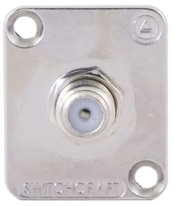 Produktfoto 1 von Switchcraft, EH RJ-Adapter, F Steckverbinder / F Steckverbinder, 1 -Port, Typ Ungeschirmt, 8 W X Verkabelt, L 26 mm, Typ