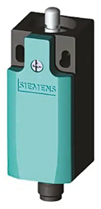 Produktfoto 1 von Siemens 3SE5 Endschalter, Runder Stößel, Schließer/Öffner, Kunststoff Anschluss M12