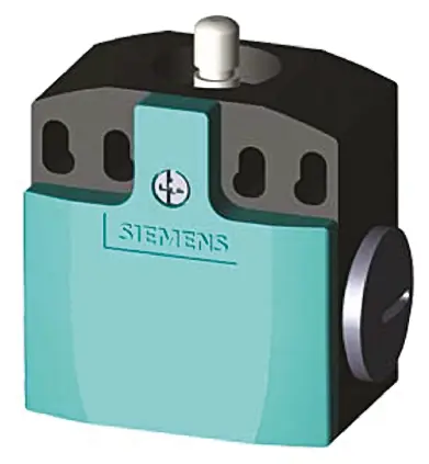 Produktfoto 1 von Siemens 3SE5 Endschalter, Runder Stößel, 2 Schließer / 1 Öffner, Kunststoff Anschluss M20