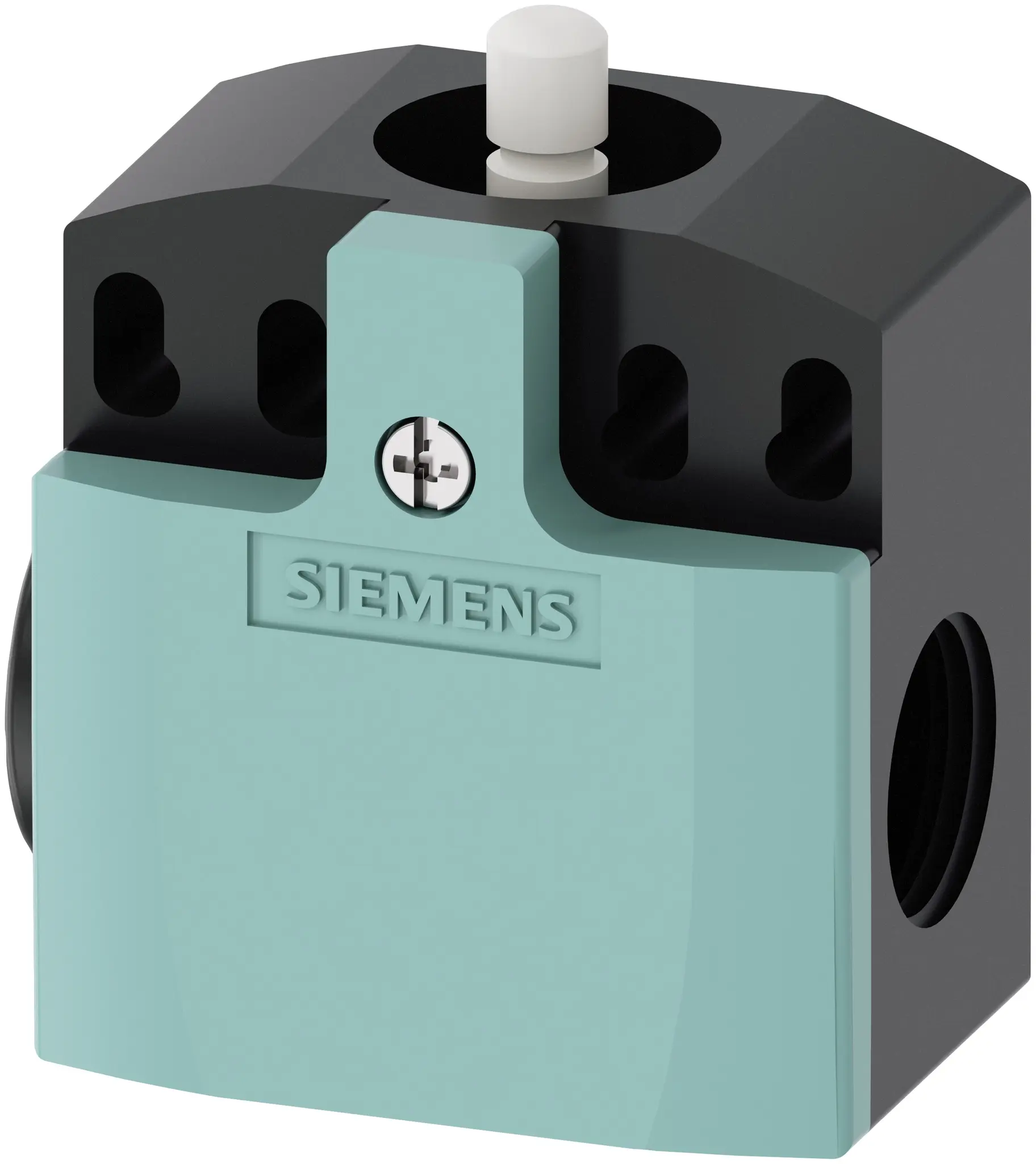 Produktfoto 1 von Siemens 3SE5 Endschalter, Runder Stößel, 2 Öffner/1 Schließer, Kunststoff Anschluss M20
