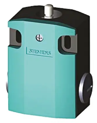 Produktfoto 1 von Siemens 3SE5 Endschalter, Runder Stößel, 2 Schließer / 1 Öffner, Metall Anschluss M20