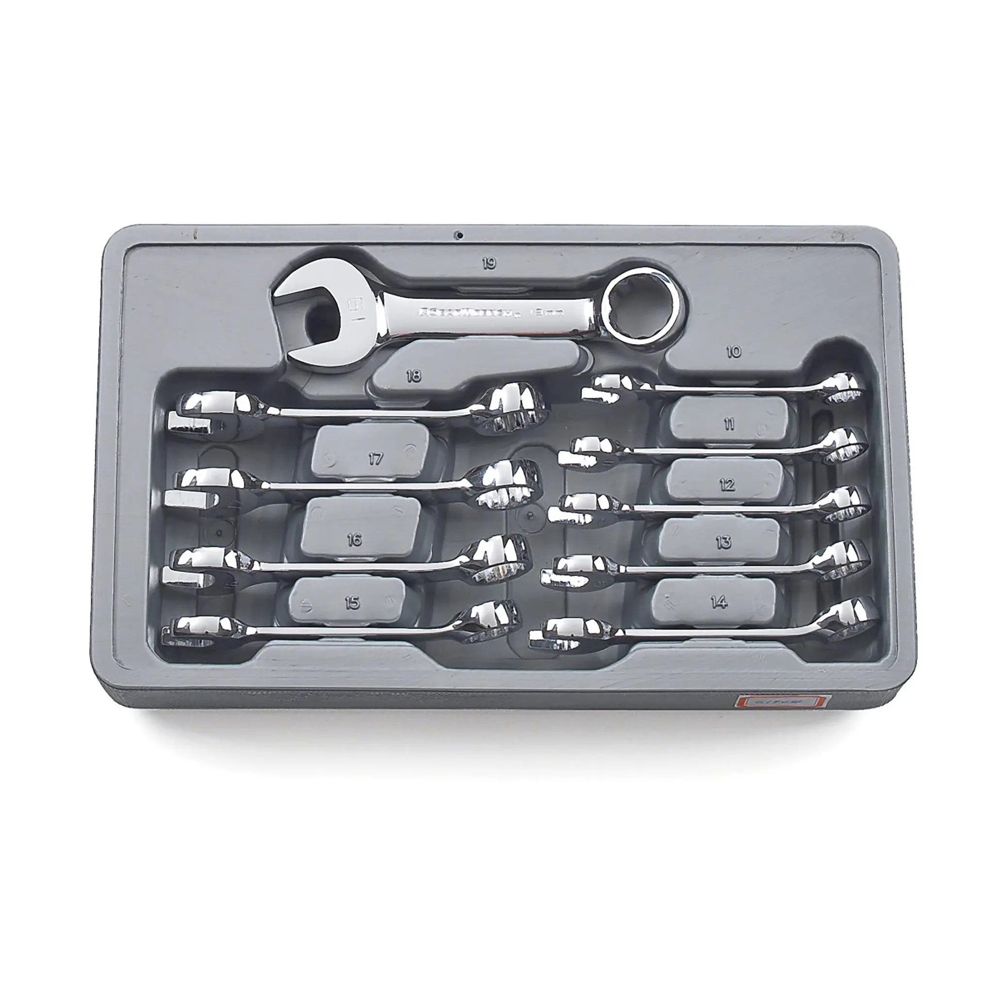 GearWrench Schraubenschlüsselsatz Ringschlüssel, 10-teilig 10 to 19 mm