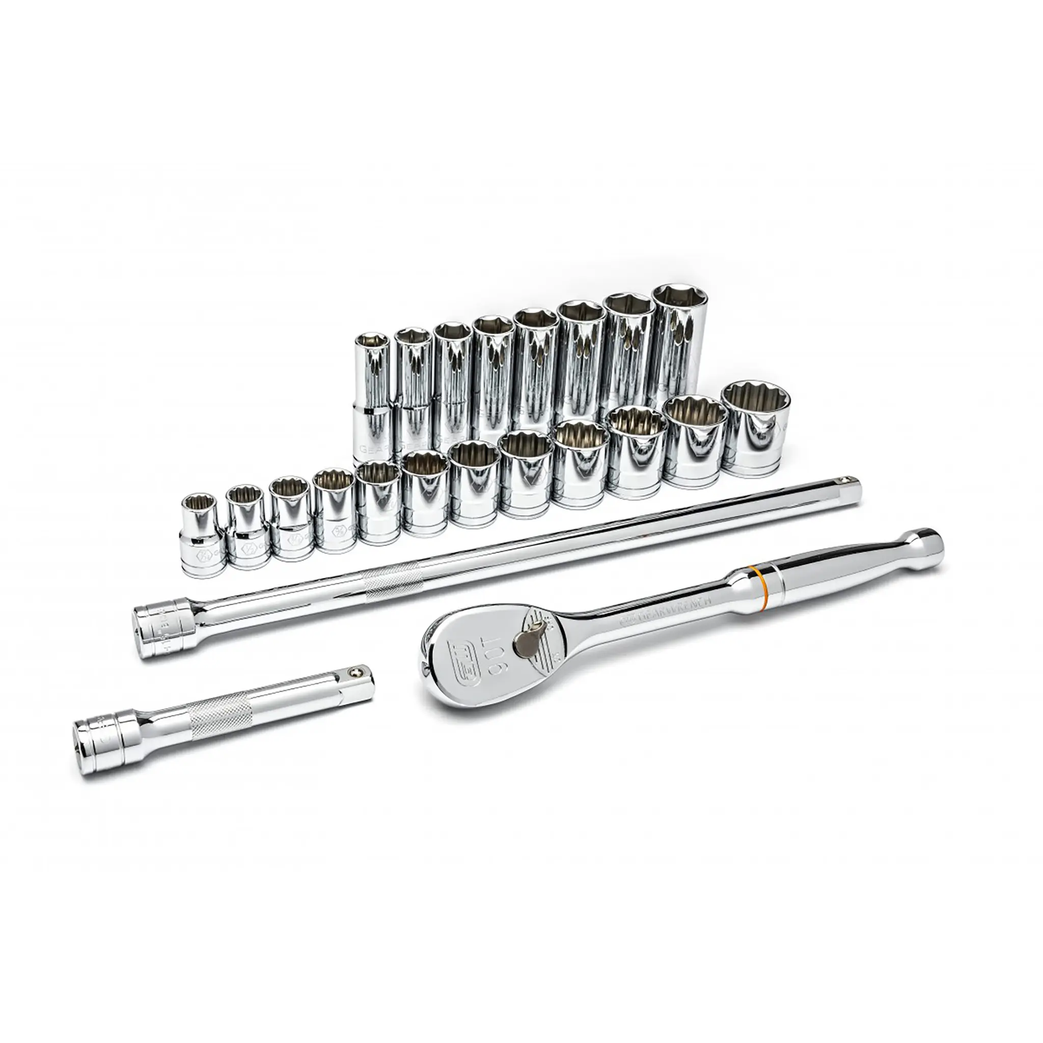 Produktfoto 1 von GearWrench 1/2 in Vierkant 6-Kant 23-teilig