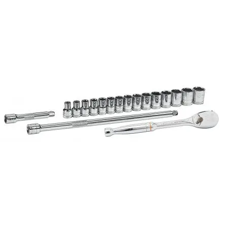 Produktfoto 1 von GearWrench Steckschlüsselsatz 1/2 in Vierkant 6-Kant 18-teilig