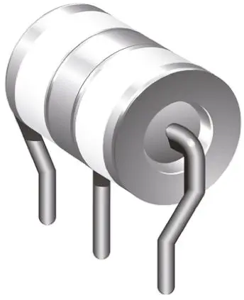 Produktfoto 1 von Bourns 2056 Gasentladungsröhre, Gasentladungsröhre mit 3 Elektroden, 5 kA, 90 V dc, Impuls 850V, 85 °C, Radial