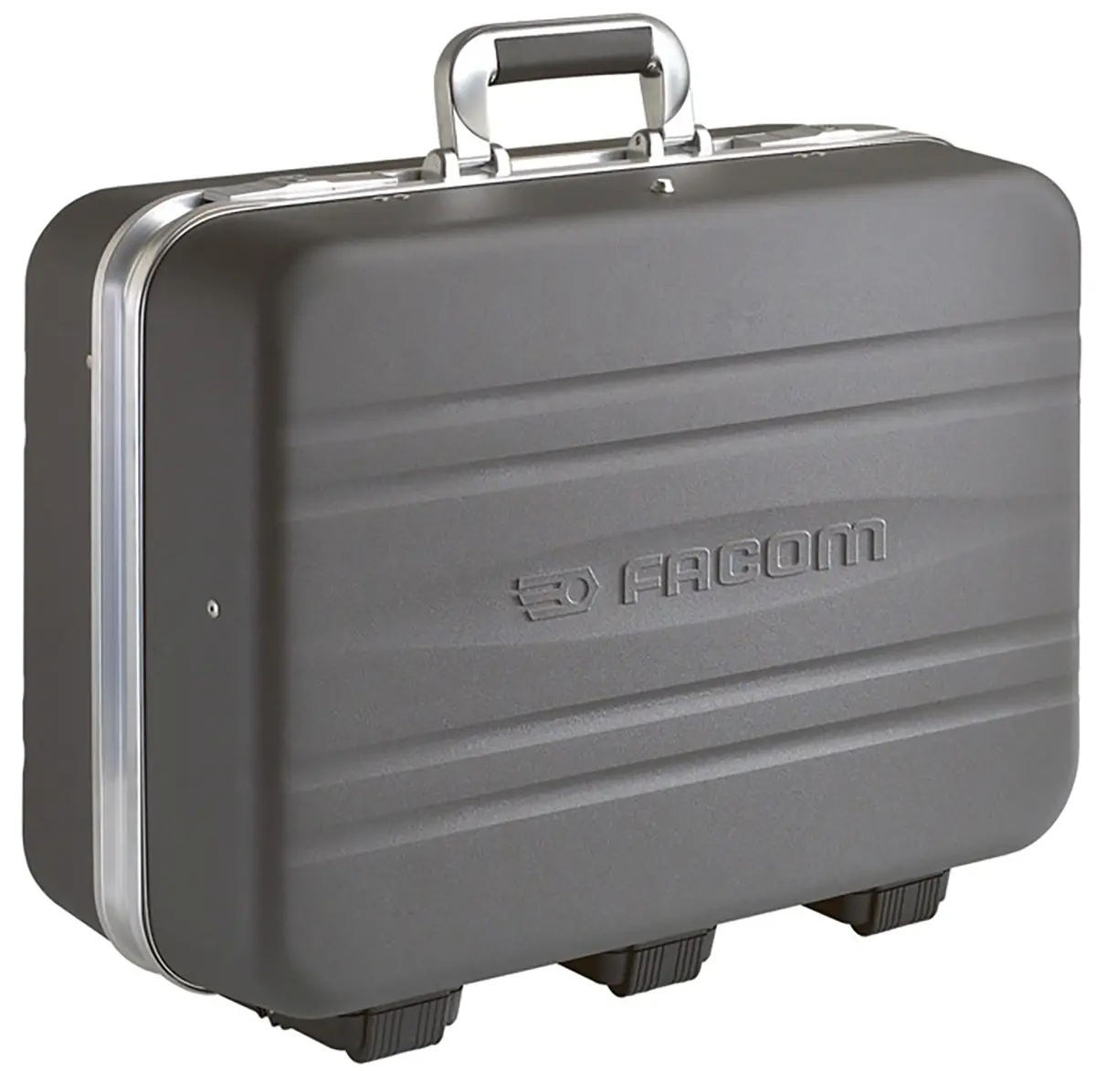 Produktfoto 1 von Facom Kunststoff Werkzeugkoffer Schwarz, L. 486 mm B. 430 mm H. 205 mm, 5.3 kg, Schlüssel
