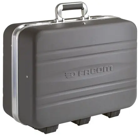Produktfoto 1 von Facom Kunststoff Werkzeugkoffer Schwarz, L. 486 mm B. 430mm H. 205 mm, 5.8, Schlüssel