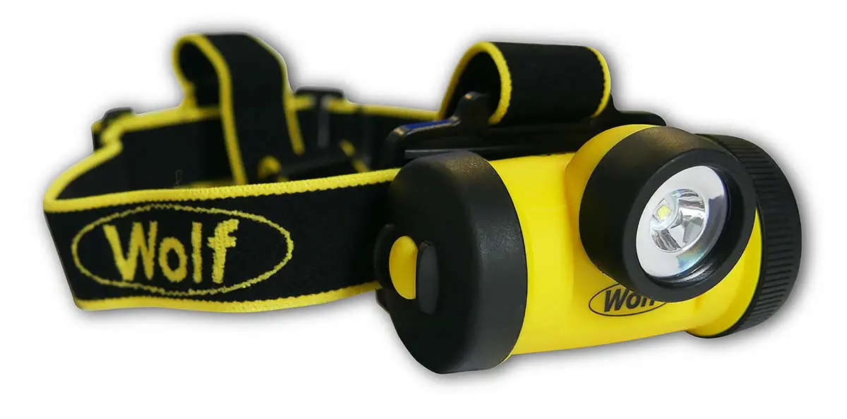 Produktfoto 1 von Wolf Safety LED Stirnlampe 130 lm, ATEX, IECEx