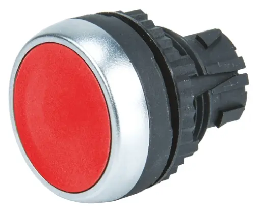 Produktfoto 1 von BACO BACO Drucktastenkopf Ø 22 mm, Rot Federrückstellung Rund Rund Kunststoff, IP66