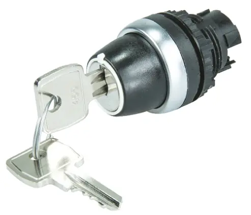 Produktfoto 1 von BACO BACO Schlüsselschalterkopf 22 mm 2 Positionen Tastend IP65