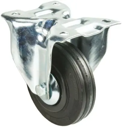 Produktfoto 1 von Tente Feststehend Rolle, Rad ø 100 mm, 75 kg, Ges H. 128 mm, Rad B. 35 mm