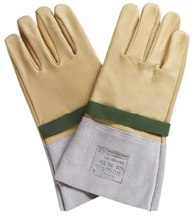 Produktfoto 1 von Facom Elektrikerhandschuhe  Größe 10 Leder Gelb Unbeschichtet 2