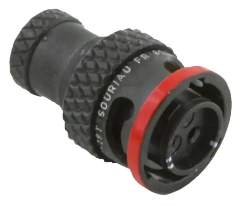 Produktfoto 1 von Souriau Sunbank by Eaton 8STA 2 Standard Rundsteckverbinder Stecker 3-polig Buchse 5A Kabel IP67