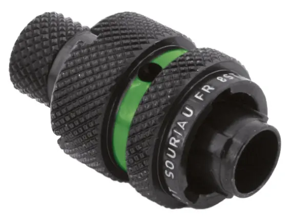 Produktfoto 1 von Souriau Sunbank by Eaton 8STA 8 Standard Rundsteckverbinder Stecker 3-polig Stecker 7.5A Kabel IP67