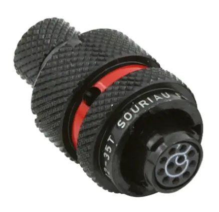 Produktfoto 1 von Souriau Sunbank by Eaton 8STA 8 Standard Rundsteckverbinder Stecker 12-polig Buchse 45A Kabel IP67