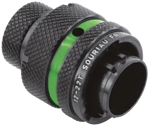 Produktfoto 1 von Souriau Sunbank by Eaton 8STA 12 Standard Rundsteckverbinder Stecker 22-polig Stecker 5A Kabel IP67